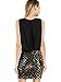 Romwe Women's Sexy Layered Look Fashion Club Wear Party Sparkle Sequin Tank Dress