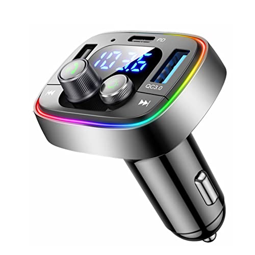 LIHAN Bluetooth FM Transmitter Car Adapter