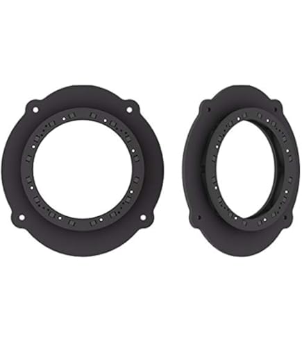 2 Pcs 6.5" Plastic Car Speaker Spacer Adaptor Ring Mounting Bracket For