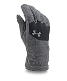 Under Armour Men's ColdGear Infrared Fleece Gloves, Black/Black, Large