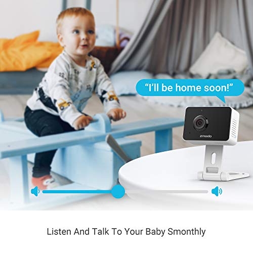 Zmodo Mini Pro 1080p Indoor Home Security Camera Wireless Baby Monitor Pet Cam Nanny Camera Two-Way Audio, Night Vision… - Image 4