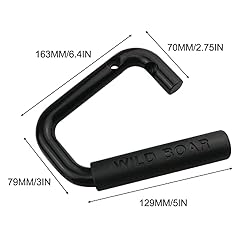 caqeg Pack of 2 Front Grab Bar Grab Handles Black