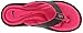 Nike Women's Comfort Thong Black/Vivid Pink/White Sandal 5 B - Medium