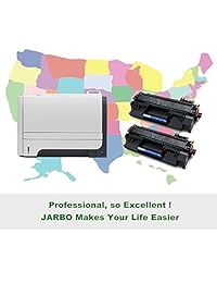 JARBO   Cartuchos de tóner compatibles para impresoras HP 05A CE505A (2 unidades), color negro