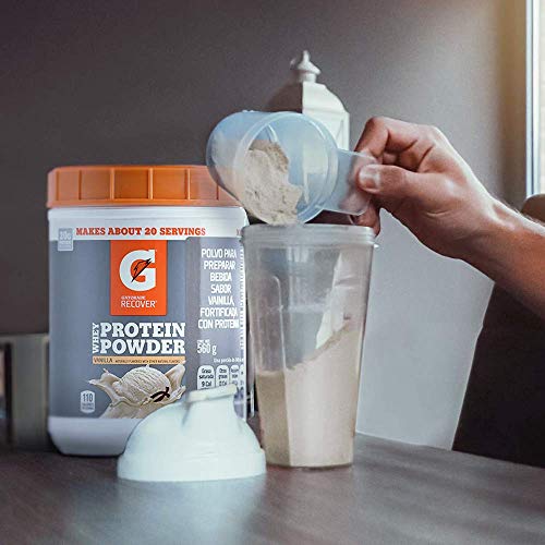 Gatorade Whey Protein Powder, Vanilla, 19.7 Ounce (20 servings per