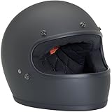 Biltwell Inc. Gringo Helmets, Distinct Name: Flat Black, Gender: Mens/Unisex, Helmet Category: Street, Helmet Type: Full-face Helmets, Primary Color: Black, Size: XL GH-BLK-FL-XLG