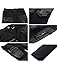Minibee Pernalized Punk Street Style Harem Pants Patchwork Zipper Pockets (M, Black 2)