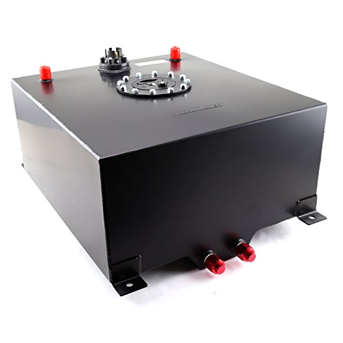 Speedmaster 1-130-012 15 Gallon / 60 Litre Black Aluminum Fuel Cell w/Sending Unit