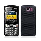 For Kyocera Verve/Contact S3150 (Sprint/Boost Mobile/Virgin Mobile) Grip Hybrid 2 in 1, Black+Black