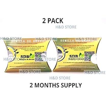 Semilla de Brazil/Brasil Seed 100% Original/Fat Burner/Original Stamps/Large Size Seed/Yellow Box!!