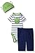 Gerber Baby Three-Piece Bodysuit Pant Set with Cap, Frog, 6-9 Months