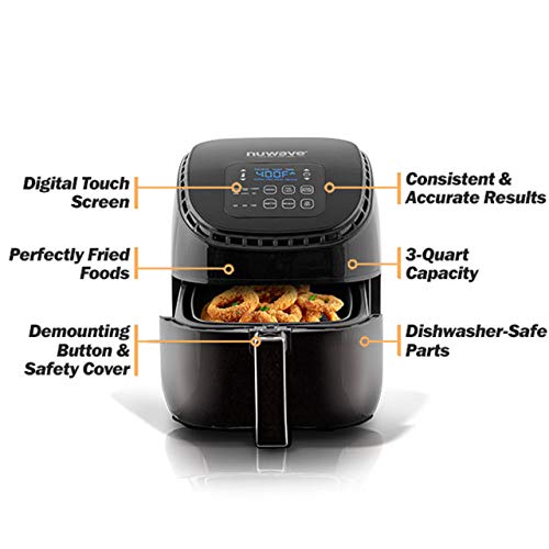 Nuwave Brio 7in1 Air Fryer Oven, 7.25Qt with Digital