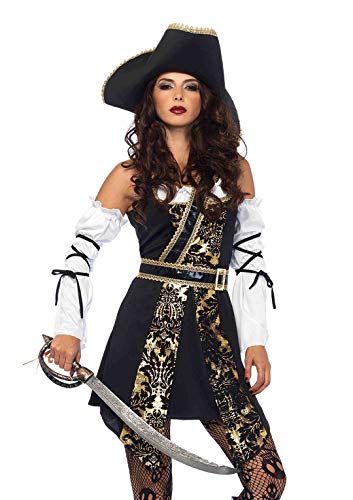 Leg Avenue Women's Costume, Black/Gold, Large - Thumbnail 7