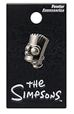 Simpsons The Bart Pewter Lapel Pin Action Figure