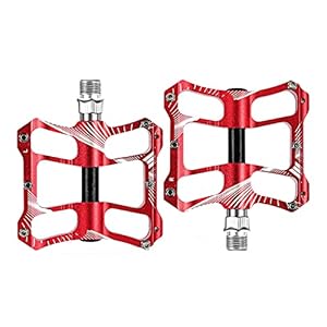 DSFSAEG 1 paar Fiets Pedaal Aluminium Platte Verbreed Platform voor MTB Anti Skid Universele Fietsen Onderdelen Fiets…