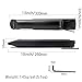 Luvay Pocket Guitar, Finger Exercise, Scales & Chords Practice Tool (6 Fret Black)