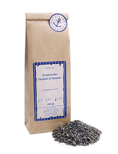 Grüner Tee lose Gunpowder (Kugelblatt-Tee) Grüntee Taiwan 100g