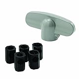 Prime-Line Products H 3885 Window Tee Crank Casement Handles, Aluminum (2-Pack)