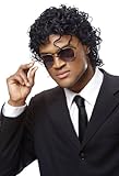 Deluxe Black Wet Look Wig - Adult Std.