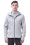 Men's Lightweight Rain Jacket Soft Shell Waterproof Outdoor Hoodie Trench Coat