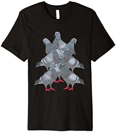 Mens Pigeon T-Shirt 2XL Black