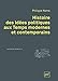 Histoire des idées politiques aux Temps modernes et contemporains (Quadrige Manuels) (French Edition) by 