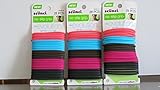 Scunci No Slip Grip, the Evolution Gel Ponytail Holders, Assorted Colors, 28 Count (Pack of 3)