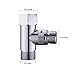 SonTiy Handheld Bidet Sprayer Shattaf Cloth Diaper Sprayer for Toilet Attachment with Adjustable Water Pressure Control Shut-off Brass T- Valve ABS White Chrome
