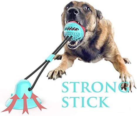 stick on floor dog toy