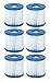 Bestway Swimming Pool Filter Pump Replacement Cartridge Type - (VII) (6-Pack)