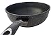 HOME N KITCHENWARE Nonstick Ceramic Wok, Frying Pan - Premium 9-Layered Cookware, Korean Marble-Coated - Easy to Clean Cast Aluminum - Induction Ready for Saute, Stir-Fry, Eggs, Fried Rice 8-Inch
