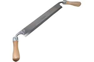 StrongShop 13-in Draw Knife, Bark Peeler Draw Shave Tool for Woodworking, Carpentry, Log Shaving, Furniture, Long Lasting Sha