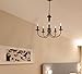 Bel Air Lighting TG9015 ROB Traditional Five Chandelier Outdoor-Post-Lights, Bronze/Dark
