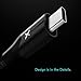 Xcentz USB Type C Cable 6Ft, USB C to USB A Fast Charging Cable, Premium Nylon Braided Charger Cord for Galaxy Note 8/S8/S9, MacBook, Sony Xz, LG V20/G5/G6 and More (6Ft; Black)