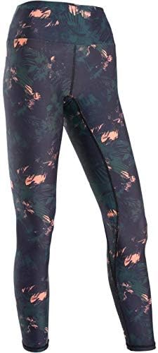 Domyos Women's Fitness Dance Leggings - Green Pink Print