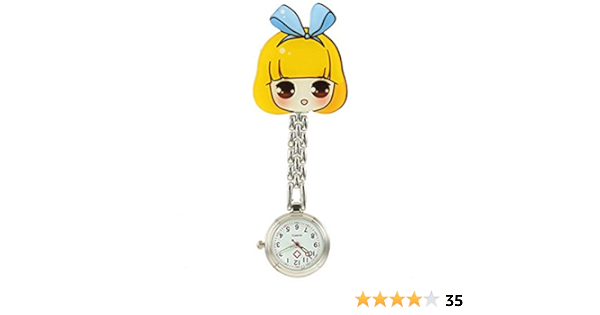 SENCEE Moda Precioso Lindo Reloj de Enfermera de Cuarzo Enfermera Doctor Paramédico Túnica Broche Fob Reloj Médico Variedad