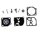 HIPA 503283105 Carburetor Repair Kits Gasket for Husqvarna 51 51EPA 55 55EPA 55EU1 Rancher Chainsaw C1Q-EL6 C1Q-EL7