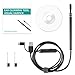 ZEUUE USB Ear Cleaning Endoscope,3 in 1 Borescope Inspection Camera Waterproof Visual Earpick with 6 Adjustable Led Earwax Clear Remover Tool for OTG Android Micro USB,PC (3in1)