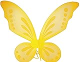 Yellow Pixie Fairy Wings Tinkerbell Princess Tutu Dress up Costume