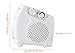 Porpora 1500W Portable heater Fan Heater space heater Desktop Heater with 2 Heat Settings, Cool Air Function & Adjustable Thermostat by E-Joy