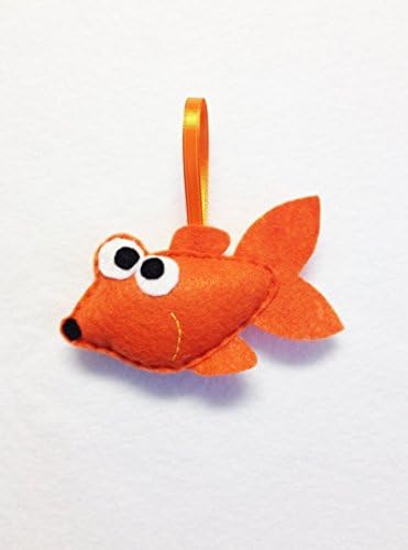 Goldfish Ornament, Christmas Ornament, Wilford the Goldfish, Made to Order