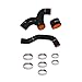 Mishimoto MMHOSE-SUB-INTBK Silicone Intercooler Hoses Fits Subaru Impreza WRX 2001-2005 Black