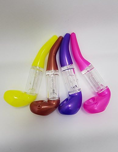 The Dark Diamond Cool Colourful Percolator Glass Smoking Pipe