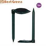 2 Pack-Solar Powered Animal Repeller By BestGreen , Waterproof, Light Nocturnal Animals.Protects home,field,livestock