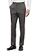 Kenneth Cole Reaction Men's Tonal Windowpane Slim Fit Flat Front Dress Pant