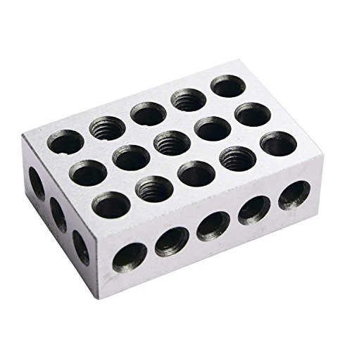 41IHA48V59L BL-123 Pair of 1" x 2" x 3" Precision Steel 1-2-3 Blocks - Image 3