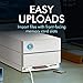 LaCie 2big Dock RAID 20TB External RAID Hard Drive HDD with SD Card CF Card Slots, for Mac and PC Desktop Data Redundancy Thunderbolt 3 USB-C USB 3.0, 1 Month Adobe CC, Data Recovery (STGB20000400)