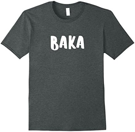 Mens Baka Otaku Japanese Lover T-Shirt 3XL Dark Heather