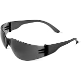 GGS Torrent Sunglasses 1-Pack with Scratch-Resistant Lenses | Lightweight UV Blocking Safety Glasses with Smoke Lenses for Construction, Shop Work and Yardwork
