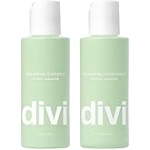 Divi Shampoo and Conditioner Set for Women and Men - Hair Care Duo for All Hair Types, Adds Volume, Lift, and Bounce, Strengthens and Nourishes Hair - Travel Size, 2 x 2 Fl Oz